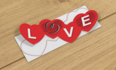 Adesivo para Vitrine Love