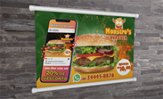 Banner com Bastão Largo